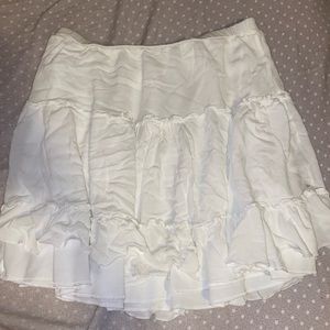Princess Polly white flowy skirt